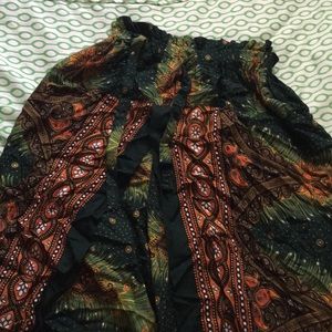 Bell bottom skirt